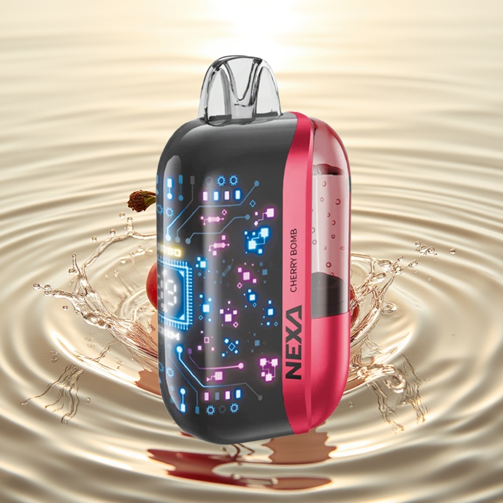 NEXA Ultra 50K 20ml 800mAh 5% 0.9Ω Dual Mesh 3D Screen Type-C Κεράσι Boom