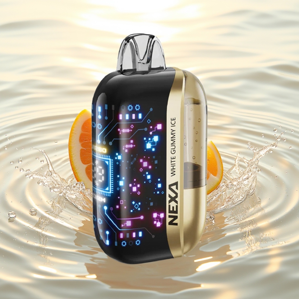 NEXA Ultra 50K 50000 Puffs 20ml 5% 0.9Ω Δίκοιλος Λευκή Ζαχαρωτή Σταγόνα