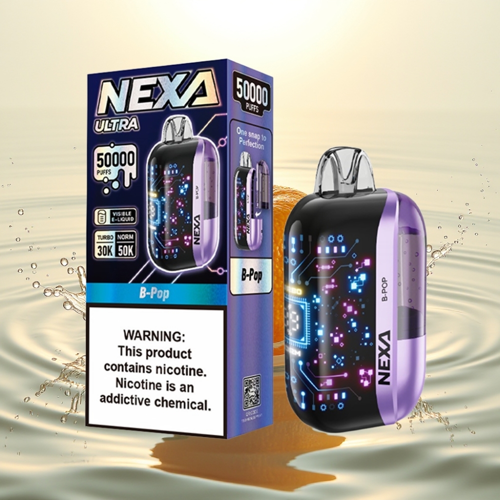 NEXA Ultra 50K Disposable Vape 20ml 800mah 5% B-Pop (Μπ-Ποπ)