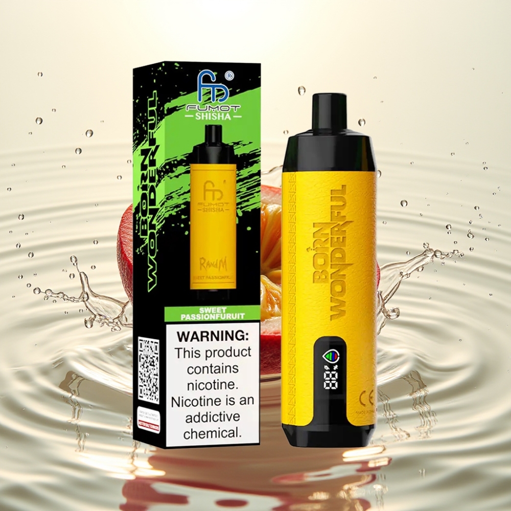 RandM Fumot Shisha 10000 Puffs 18ml Γλυκό Φρούτο του Πάθους 850mAh Type-C