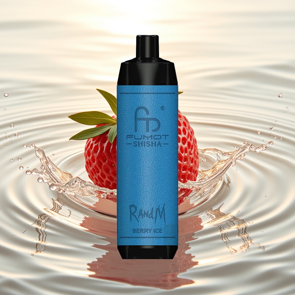 RandM Fumot Shisha 10000 Puffs 18ml 850mAh Type-C Mούρο Πάγος