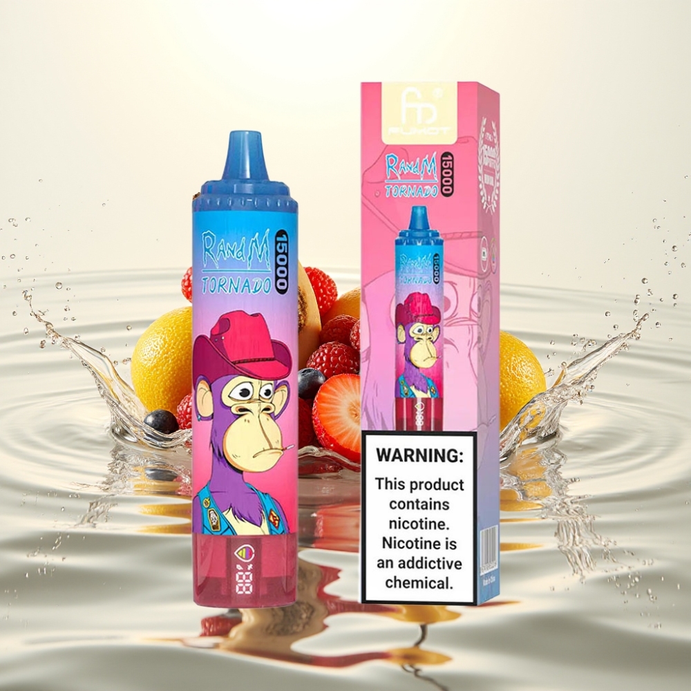 Fumot RandM Tornado 15000 Puffs 25ml 850mAh 0.9Ω Mesh Μικτό Μούρο