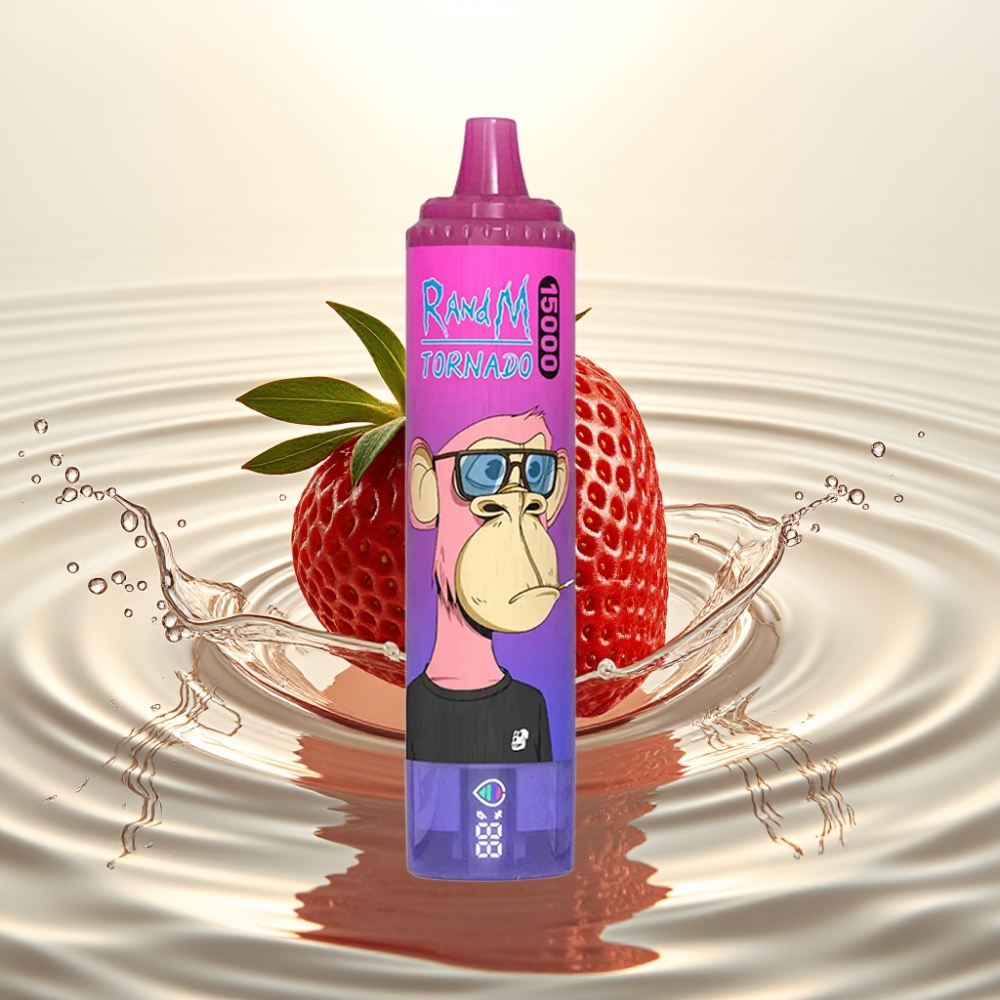 Fumot RandM Tornado 15000 Puffs 25ml 850mAh 0.9Ω Mesh Φράουλα-Σταφύλι