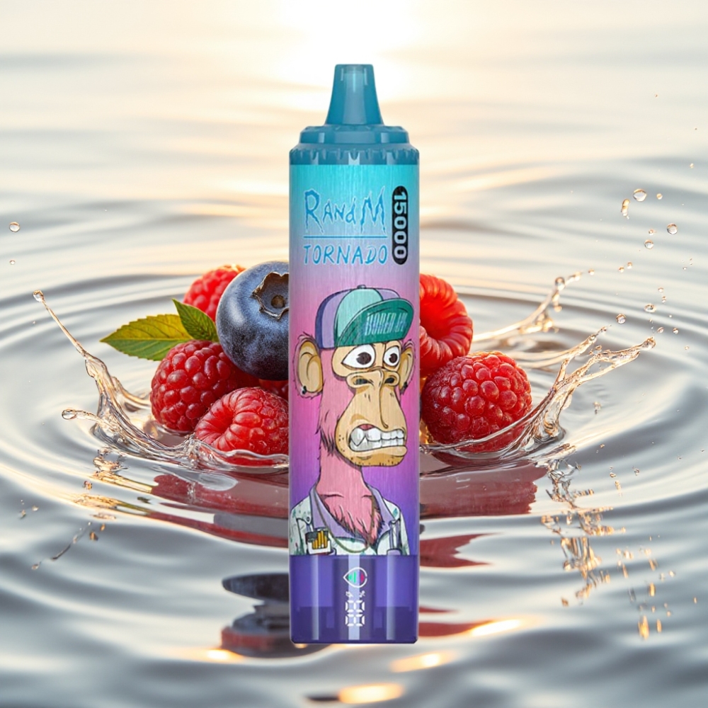 Fumot RandM Tornado 15000 Puffs 25ml 850mAh 0.9 Ohm Mesh Bluberry Raspbery (Μπλε βατόμουρο)
