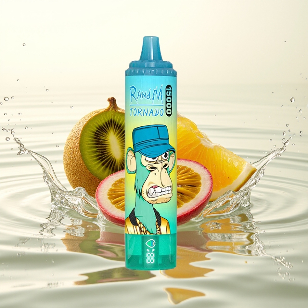 Fumot RandM Tornado 15000 Puffs 25ml 850mAh Mesh 0.9Ω Kiwi Passion Fruit Guava (Κίβι Φρούτο Πάθους Γκουάβα)