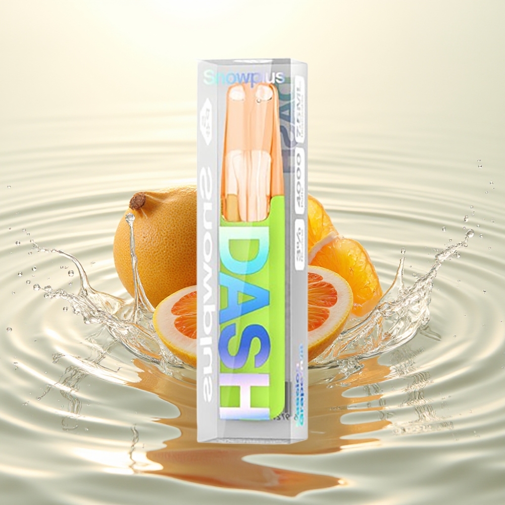 Snowplus Dash 4000 Puffs Ceramic 7.5ml 530mAh Πάθος Γκρέιπφρουτ