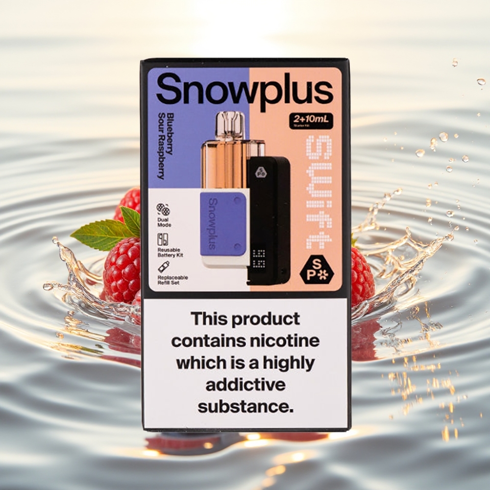 Snowplus Swift 5000 Puffs 1000mAh Dual Mesh 2+10ml 2% Φράουλα-Μύρτιλο Ξινή (43x81x25 65g)