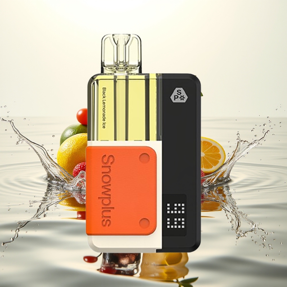 Snowplus Swift 5000 Puffs 1000mAh Dual Mesh Μέλανα Λεμονάδα Πάγος