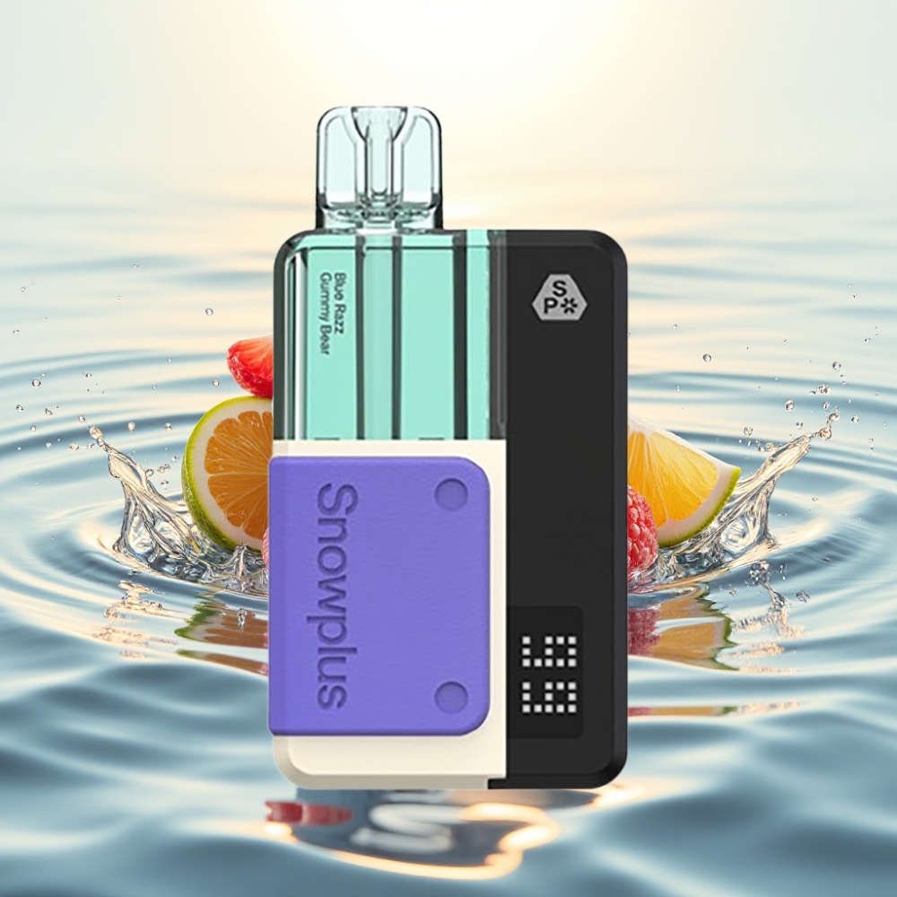 Snowplus Swift 5000 Puffs 1000mAh Dual Mesh Γαλάζιο Αρκούδα Gummy