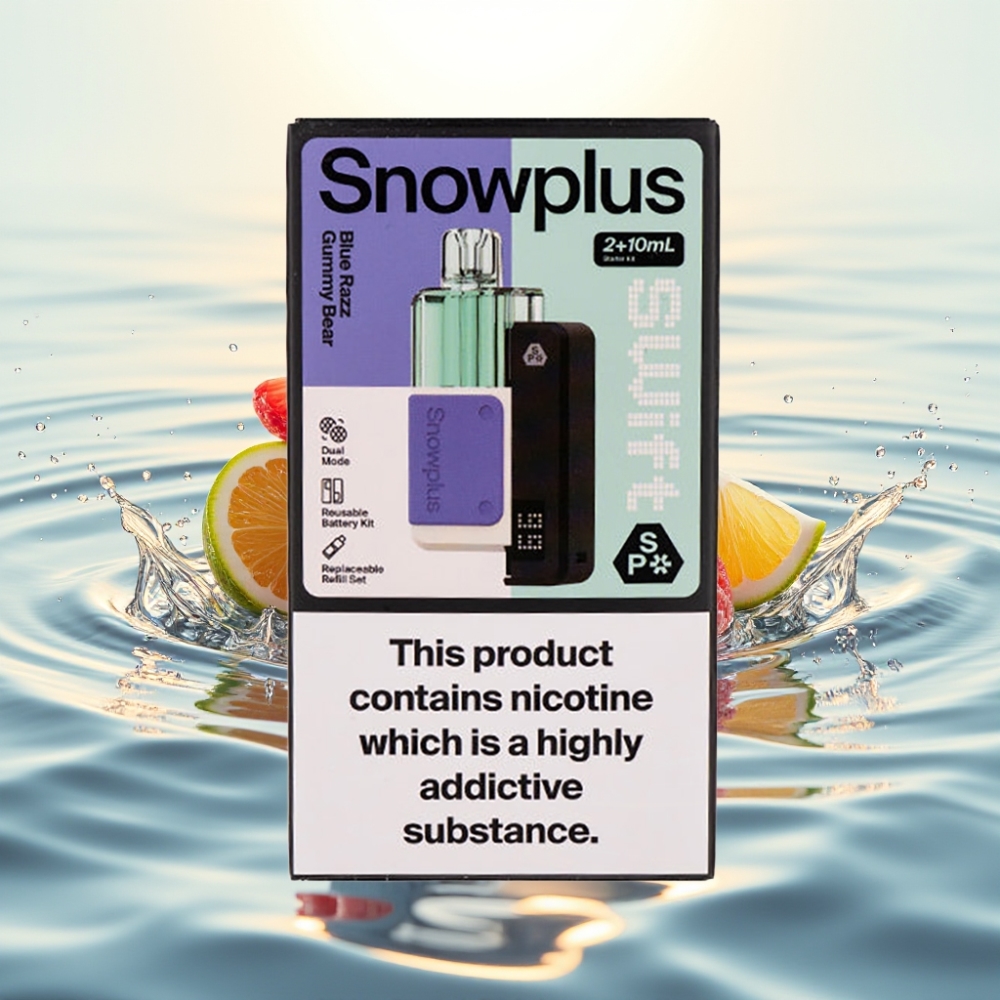 Snowplus Swift 5000 Puffs 1000mAh Dual Mesh Γαλάζιο Αρκούδα Gummy