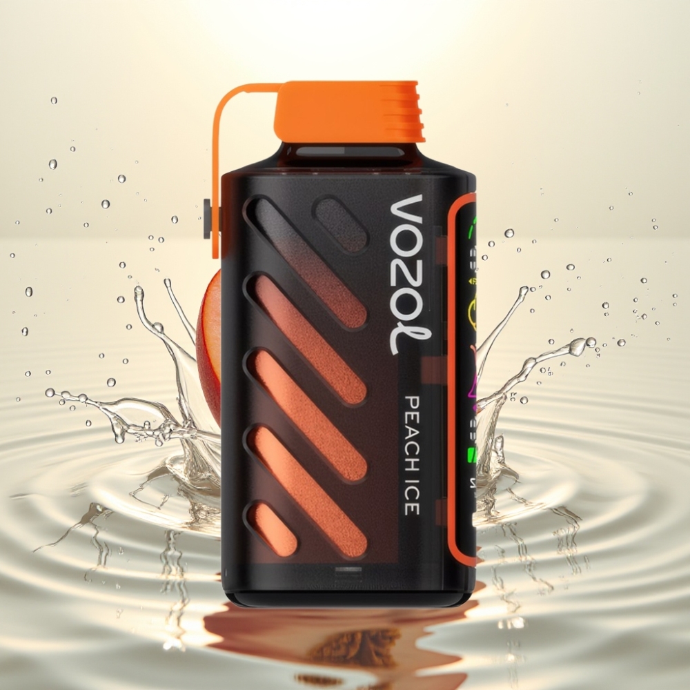 VOZOL Gear Power 20000 Puffs S.i.L.C. Tech Dual Mesh 20mL 5% Ροδάκινο Πάγο