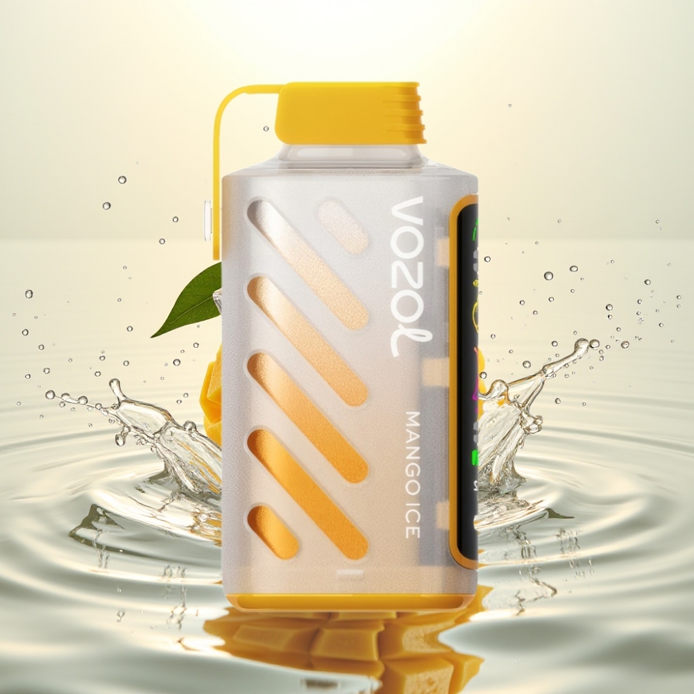 VOZOL Gear Power 20000 Puffs S.i.L.C. Tech Dual Mesh Coil Full Screen Display 20mL 5% Μάνγκο Πάγος