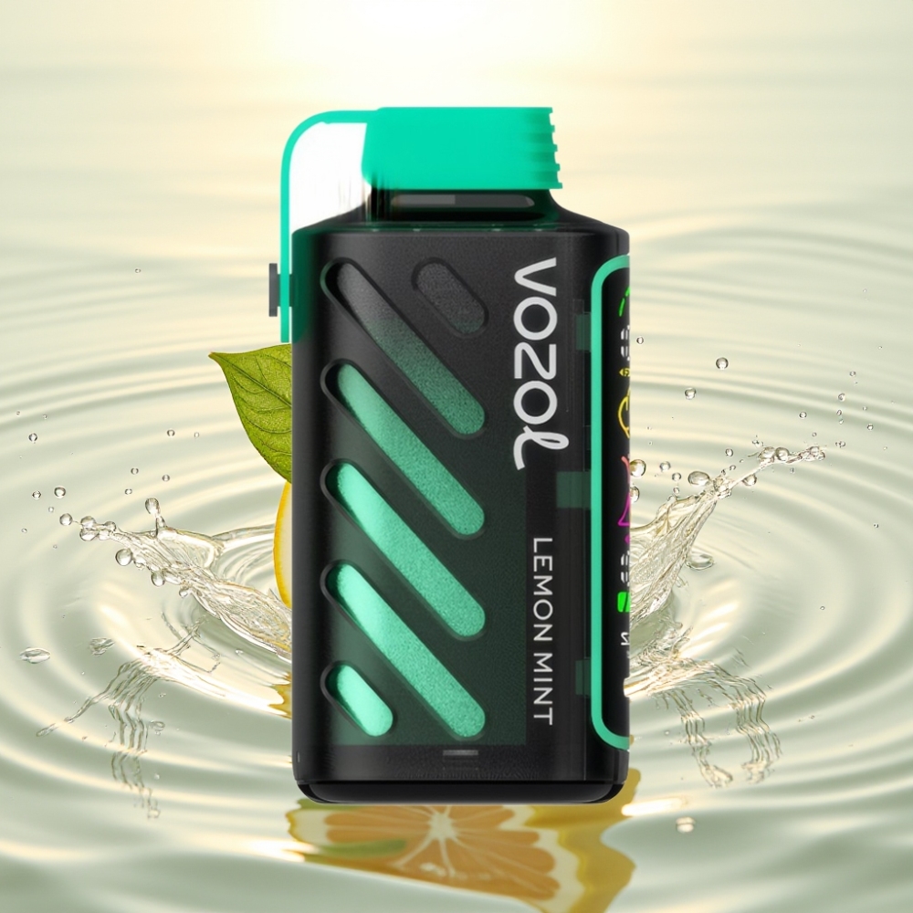 VOZOL Gear Power 20000 Puffs S.i.L.C. Tech Dual Mesh Full Screen 20mL 5% Λεμονι Μεντα