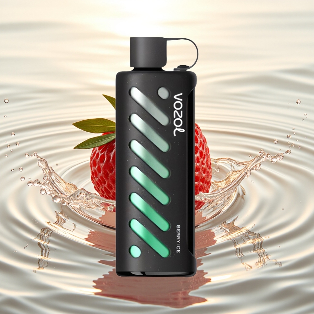 VOZOL Gear Shisha 25000 Puffs Dual Mesh S.i.L.C Tech 1000mAh Μούρο Πάγος