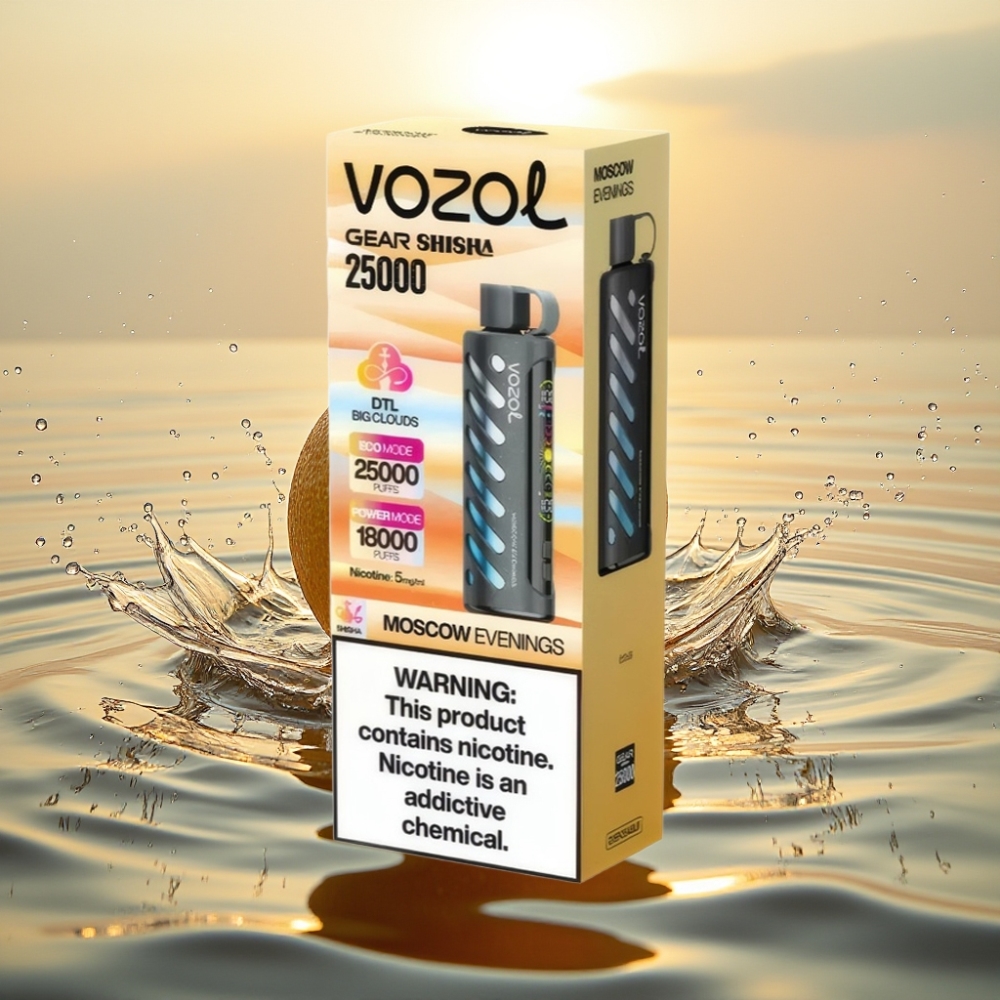 VOZOL Gear Shisha 25000 Puffs S.i.L.C Tech 1000mAh Μοσχοβραδιά