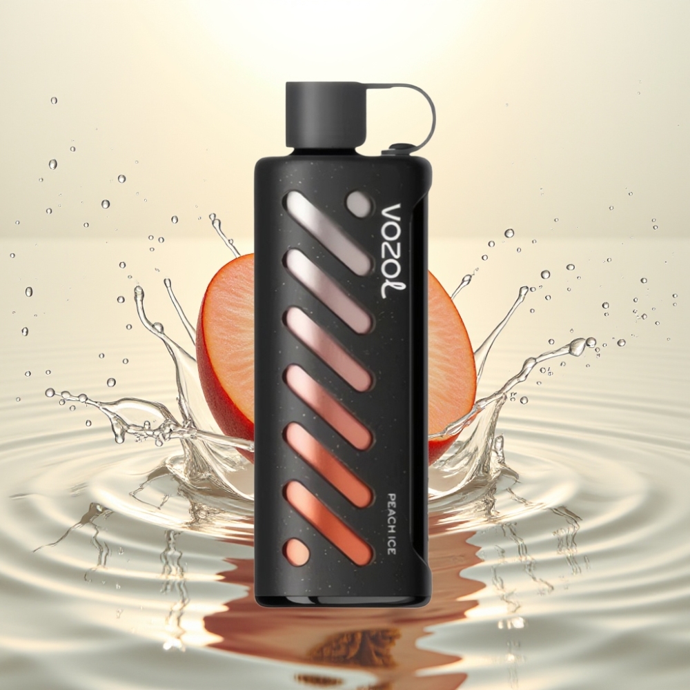 VOZOL Gear Shisha 25000 Puffs S.i.L.C Tech Dual Mesh 1000mAh Ρόδι Παγωμένο