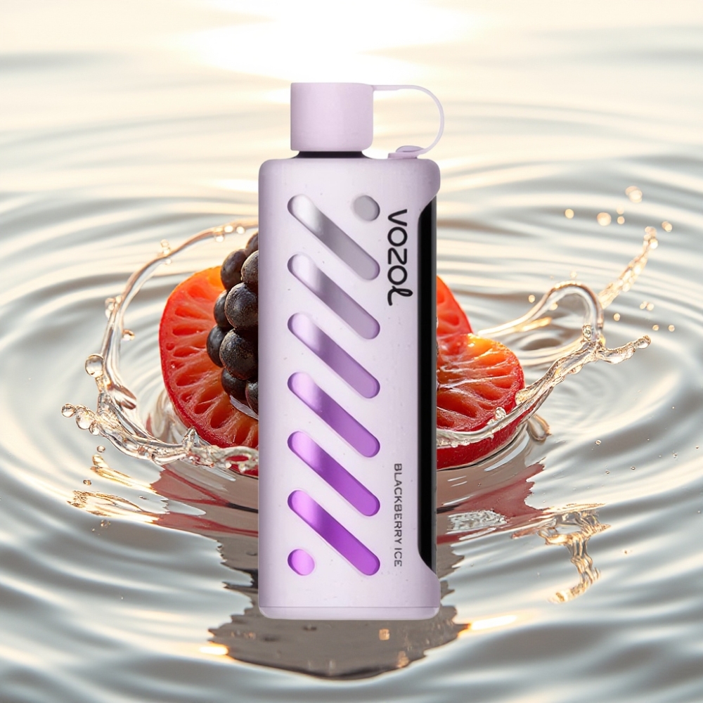 VOZOL Gear Shisha 25000 Puffs S.i.L.C Tech Dual Mesh 1000mAh Mύρο Παγωμένο