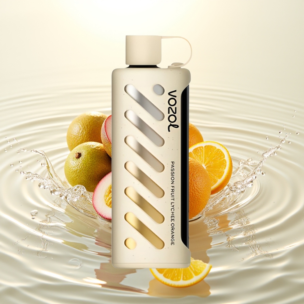 VOZOL Gear Shisha 25000 Puffs S.i.L.C Tech Dual Mesh Φρούτο του Πάθου Λίτσι Πορτοκάλι