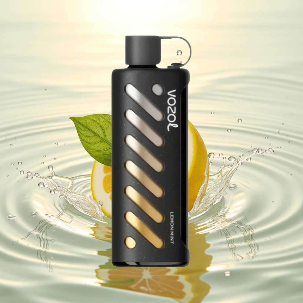 VOZOL Gear Shisha 25000 Puffs S.i.L.C Tech Dual Mesh Λεμον Μέντα