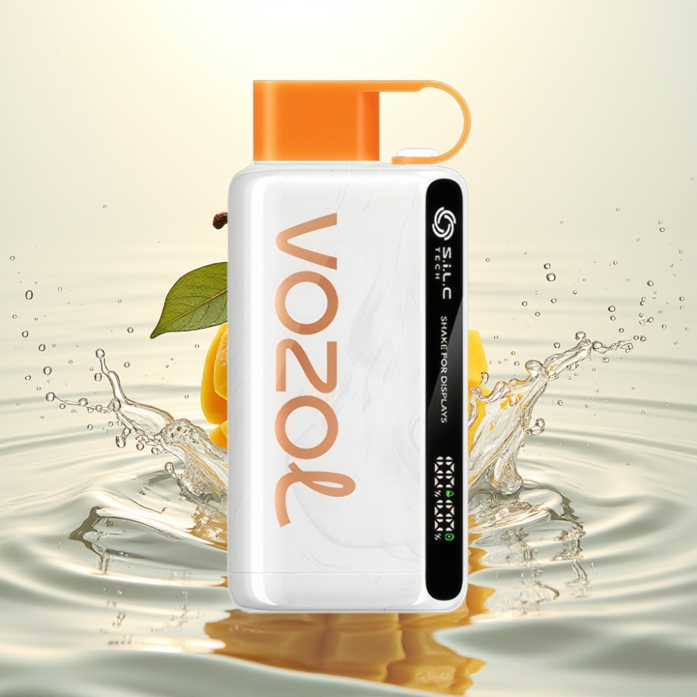 VOZOL STAR 9000/12000 Ανακυκλωμένο Πλαστικό 30% Γρηγορότερη Φόρτιση Μανγκο Πάγος Μεξικού