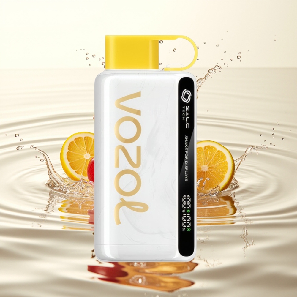 VOZOL STAR 9000/12000 Ανακυκλωμένο Πλαστικό 30% Γρηγορότερη Φόρτιση Κεράσι Ροδάκινο Λεμονάδα