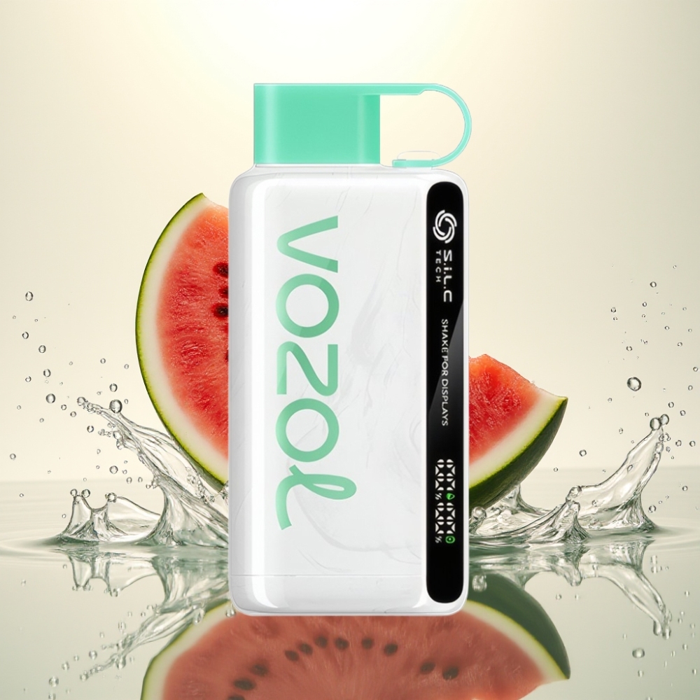 VOZOL STAR 9000/12000 Σεισμός για οθόνη S.i.L.C TECH 30% γρηγορότερη φόρτιση Καρπούζι Bubble Gum