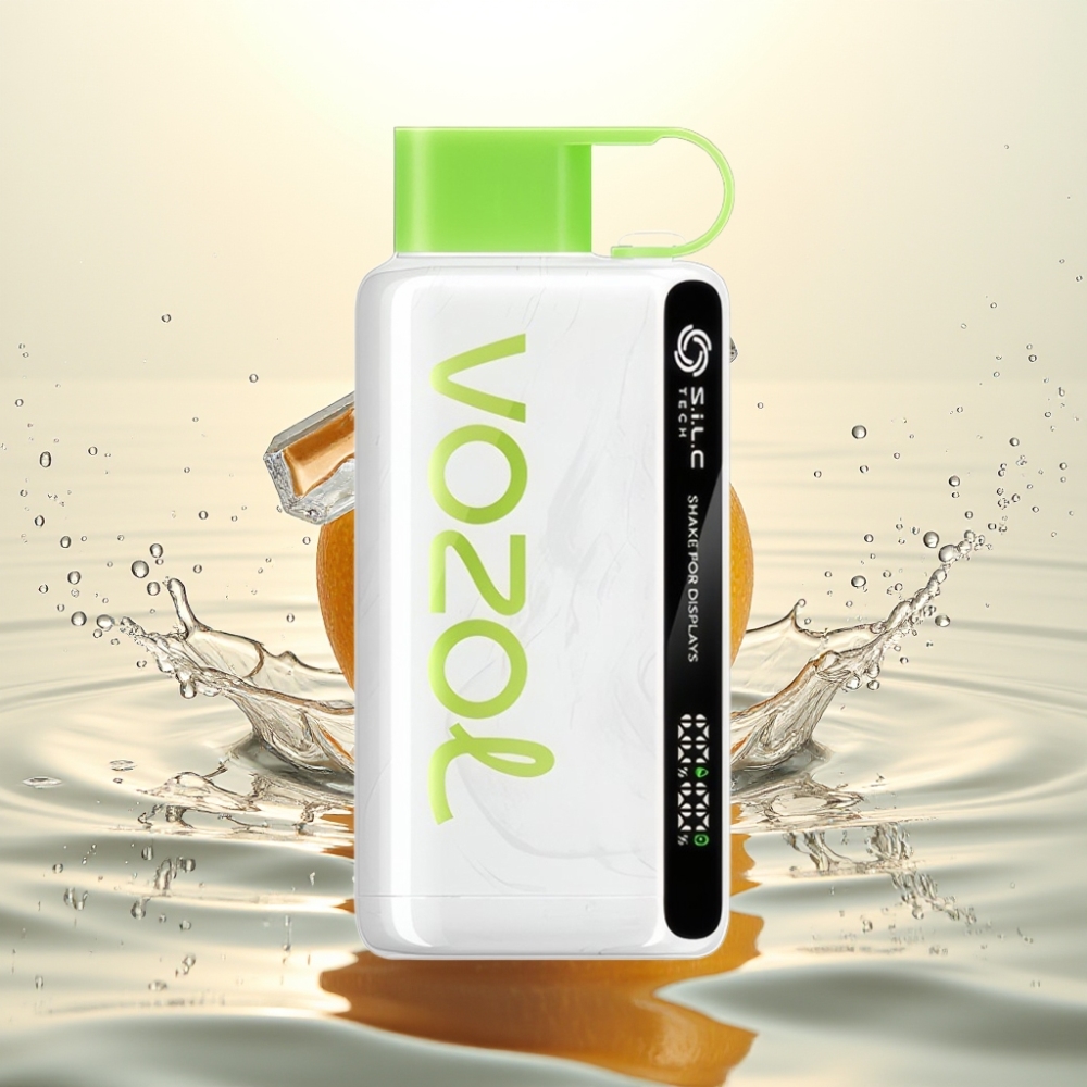 VOZOL STAR 9000/12000 Διεπαφή Τινάγματος S.i.L.C TECH 650mAh Ξινή Μήλο Πάγος