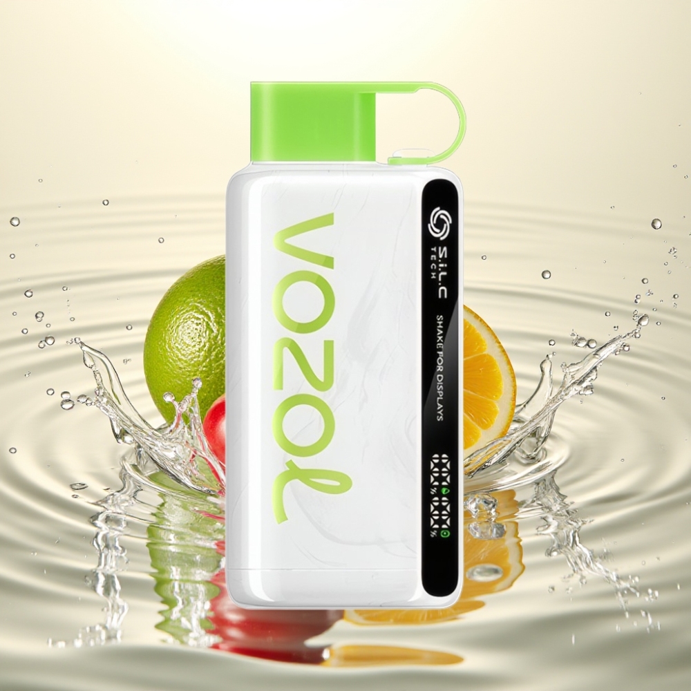 VOZOL STAR 9000/12000 Κερασιό-Λαϊμάδικα S.i.L.C TECH 650mAh PCR