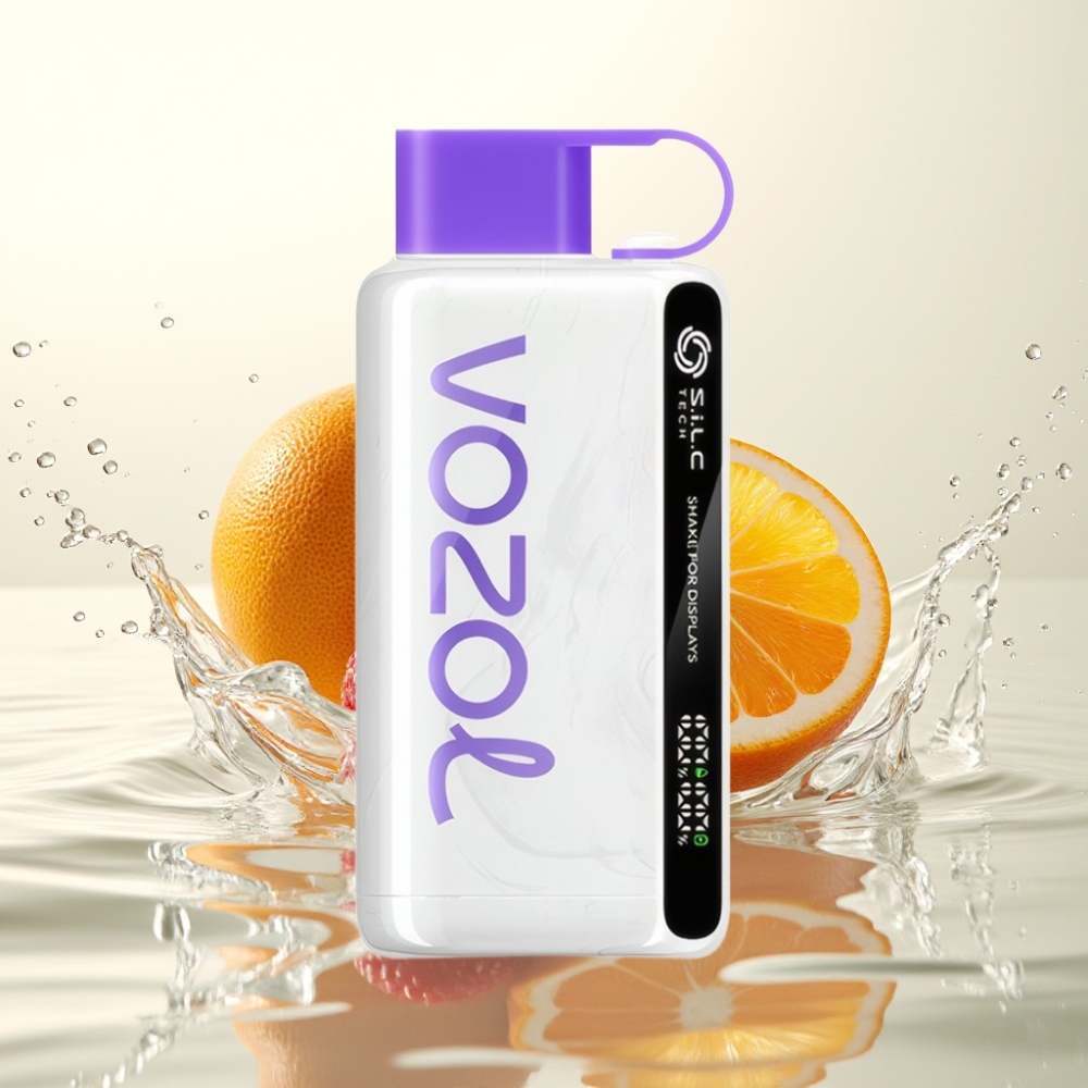VOZOL STAR 9000/12000 Ανακυκλωμένο Πλαστικό Φράουλα Μάνγκο Γκρέιπφρουτ S.i.L.C TECH