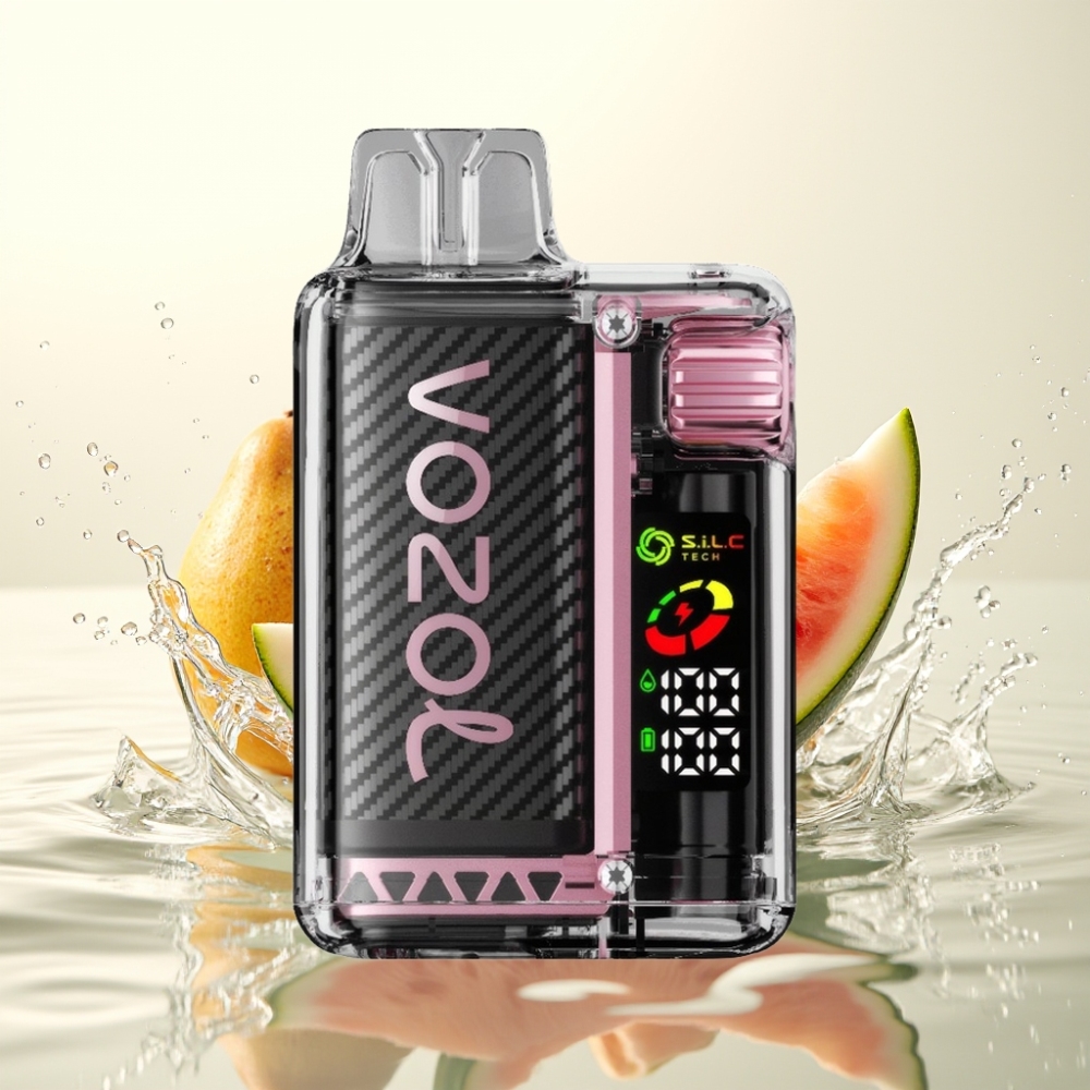 VOZOL Vista 20000 Puffs 650mAh 2% OLED S.i.L.C Tech Δυαδικό Πλέγμα Ρόδακος Μάνγκο Ροδάκινο