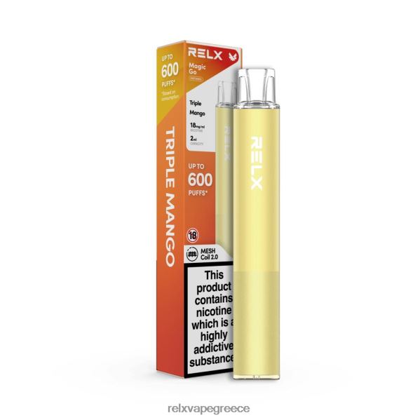 RELX MagicGo ga600 τριπλό μάνγκο A2644447 - RELX Vape Pods