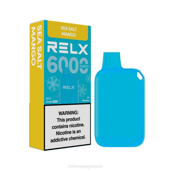 RELX Crush Pocket 6000 παγωμένα θαλασσινό αλάτι μάνγκο 0L8813 - Relx Ελλάδα