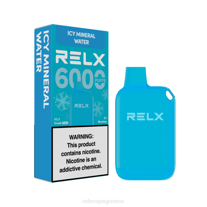 RELX Crush Pocket 6000 παγωμένα παγωμένο μεταλλικό νερό 0L8823 - Relx Ελλάδα