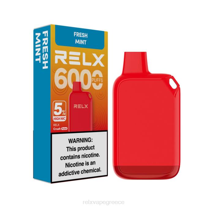 RELX Crush Pocket 6000 5% υψηλό nic φρέσκια μέντα 0L8829 - Relx Discount