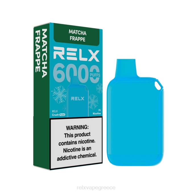 RELX Crush Pocket 6000 παγωμένα matcha frappe 0L8817 - Relx Vape Review