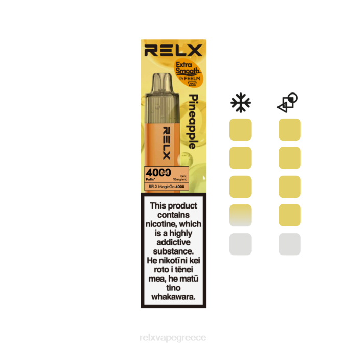 RELX MagicGo 4000 ατμούς μιας χρήσης ανανάς 0L881 - Relx Greece