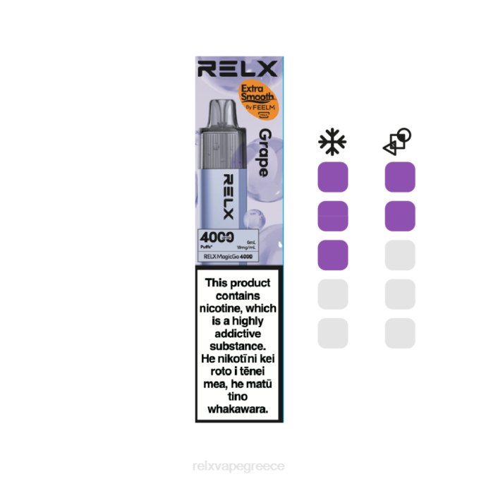 RELX MagicGo 4000 ατμούς μιας χρήσης σταφύλι 0L886 - Relx Vape Pods
