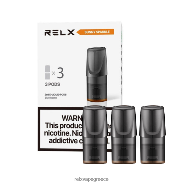 RELX Classic λοβοί ηλιόλουστη λάμψη-πορτοκαλί σόδα A26444131 - RELX Pods for Sale