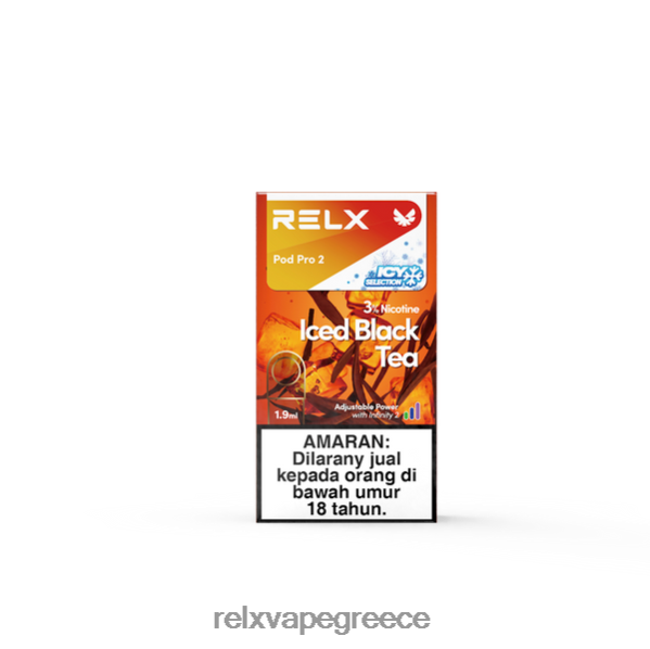 RELX pod pro 2 - 3 λοβοί παγωμένο μαύρο τσάι A26444112 - RELX Greece