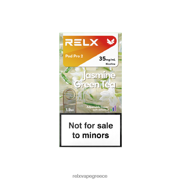 RELX pod pro 2 - 3 λοβοί πράσινο τσάι γιασεμί A26444121 - RELX Pods for Sale