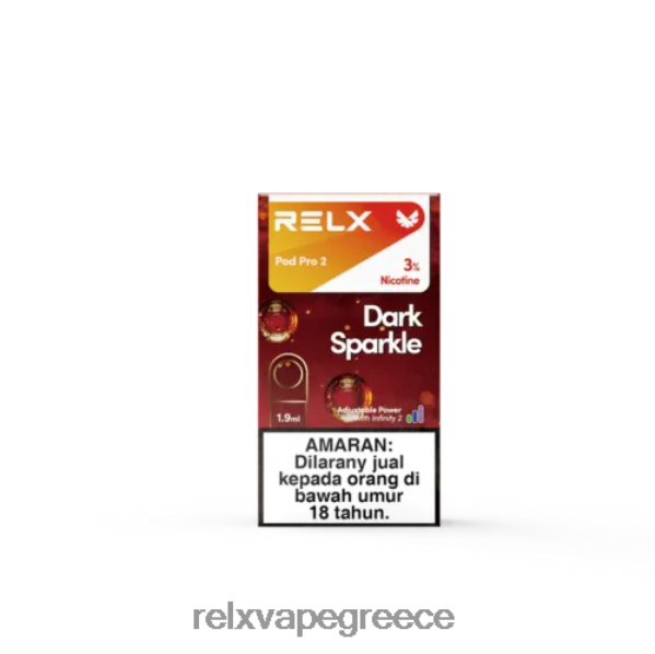 RELX pod pro 2 - 3 λοβοί σκούρα σπινθηρισμένα κοκ A2644491 - RELX Pods for Sale