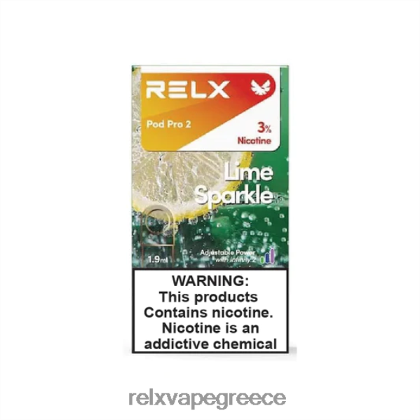 RELX pod pro 2 - 3 λοβοί ασβέστη sparkle sprite A2644496 - RELX Vape Price