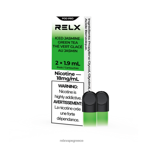 RELX pod pro - 2 λοβοί παγωμένο πράσινο τσάι γιασεμί A2644413 - RELX Ελλάδα