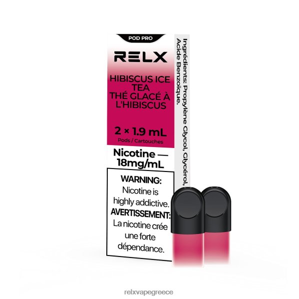 RELX pod pro - 2 λοβοί παγωμένο τσάι ιβίσκου A2644415 - RELX Vape Price