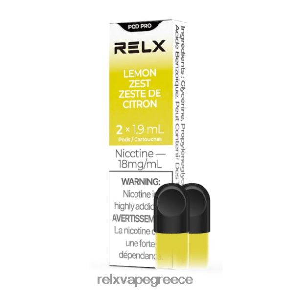 RELX pod pro - 2 λοβοί ξύσμα λεμονιού A2644419 - RELX Discount